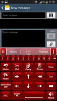 برنامه‌نما Red Shine Keyboard عکس از صفحه