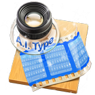 Blue patterns AiType Skin icon