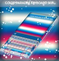 Color Paradise Keyboard Skin Affiche