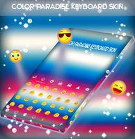 Color Paradise Keyboard Skin screenshot 1