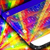 Abstract Rainbow Keypad Theme icon