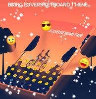 Biking Lovers Keyboard Theme capture d'écran 1