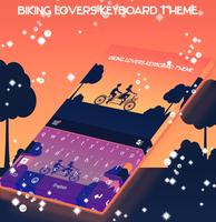 Biking Lovers Keyboard Theme capture d'écran 3