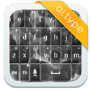 Black Dots Keyboard Wallpaper APK