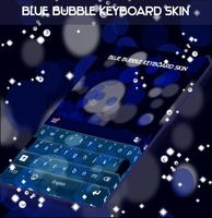 Blue Bubble Keyboard Skin capture d'écran 3