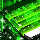 Electrify Green Keyboard Theme ikon