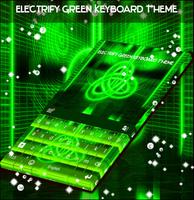 برنامه‌نما Electrify Green Keyboard Theme عکس از صفحه