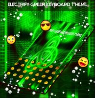 इलेक्ट्रिक ग्रीन कीबोर्ड थीम स्क्रीनशॉट 1