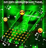 Electrify Green Keyboard Theme capture d'écran 1