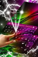 Neon Burst Keyboard Skin syot layar 2