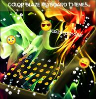 Color Blaze Keyboard Themes capture d'écran 1