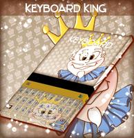 King Keyboard Theme penulis hantaran