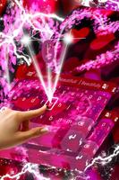 Keyboard Pink Love App تصوير الشاشة 2