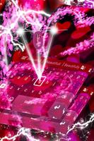 Keyboard Pink Love App تصوير الشاشة 3