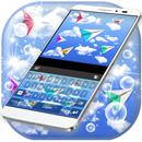 Papier Flugzeug Tastatur Thema APK