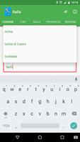 Italia - Comuni, CAP, Province capture d'écran 1