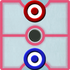 match de hockey sur air icône