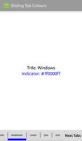 Swipe Tab Example with colours screenshot 1