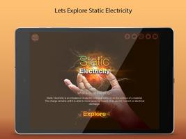Static Electricity- Physics Affiche