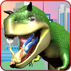 Wild Dinosaur City Attack icon
