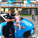 Polícia Virtual de Mãe que Trabalha Jogo de Famíla APK