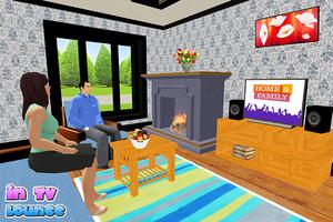 Virtual Sister Family Simulator ảnh chụp màn hình 1