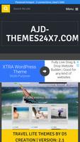 WordPress: Themes24x7 | Make site | Website Ideas 海报