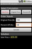 AJ Percent Off Calculator screenshot 1