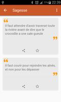 Les Beaux Proverbes  Africains اسکرین شاٹ 2