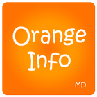 Orange Info Zeichen