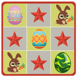 Matching Game: Easter Eggs & Bunny