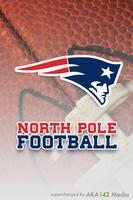 NORTH POLE PATRIOT FOOTBALL poster