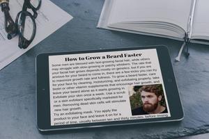 برنامه‌نما How To Grow Beard Fast عکس از صفحه