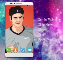 Roger Federer Wallpaper Fans HD Plakat