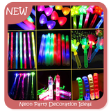 Neon Party Decoration Ideas icône