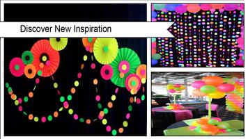 Neon Party Decoration Ideas capture d'écran 1