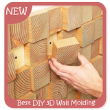 Best DIY 3D Wall Molding Stripes icône