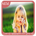 Cute 3D Wallpapers for Girls HD আইকন