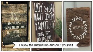 1000+ Pallet Sign Ideas Affiche