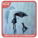 Rainy Day Girl Wallpaper APK