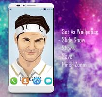 Roger Federer Wallpapers HD Fans captura de pantalla 1