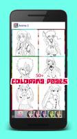 Manga Anime Coloring Books スクリーンショット 3