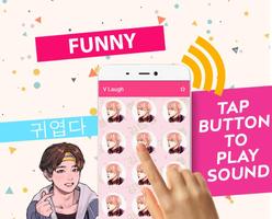 Taehyung Laugh poster