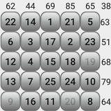 Number puzzle magic square icon
