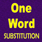 آیکون‌ One Word Substitution quiz