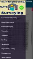 GATE Civil Engineering Surveying Cartaz