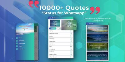 10000 Motivational Quotes - Status for WhatsApp poster