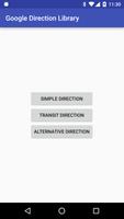 Demo App for Google Direction  Affiche