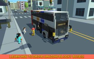 Mr. Blocky City Bus SIM screenshot 2