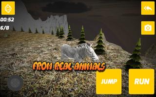 3D Wild Zebra স্ক্রিনশট 1